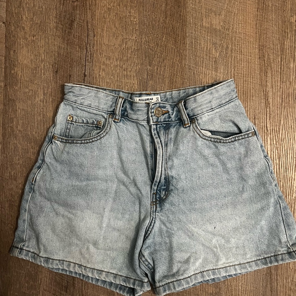 Pull&Bear Light Blue Jean Shorts